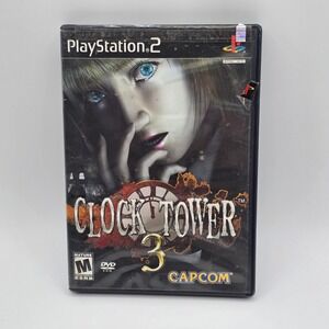 CLOCK TOWER 3 ( PS2 ) game, case and booklet